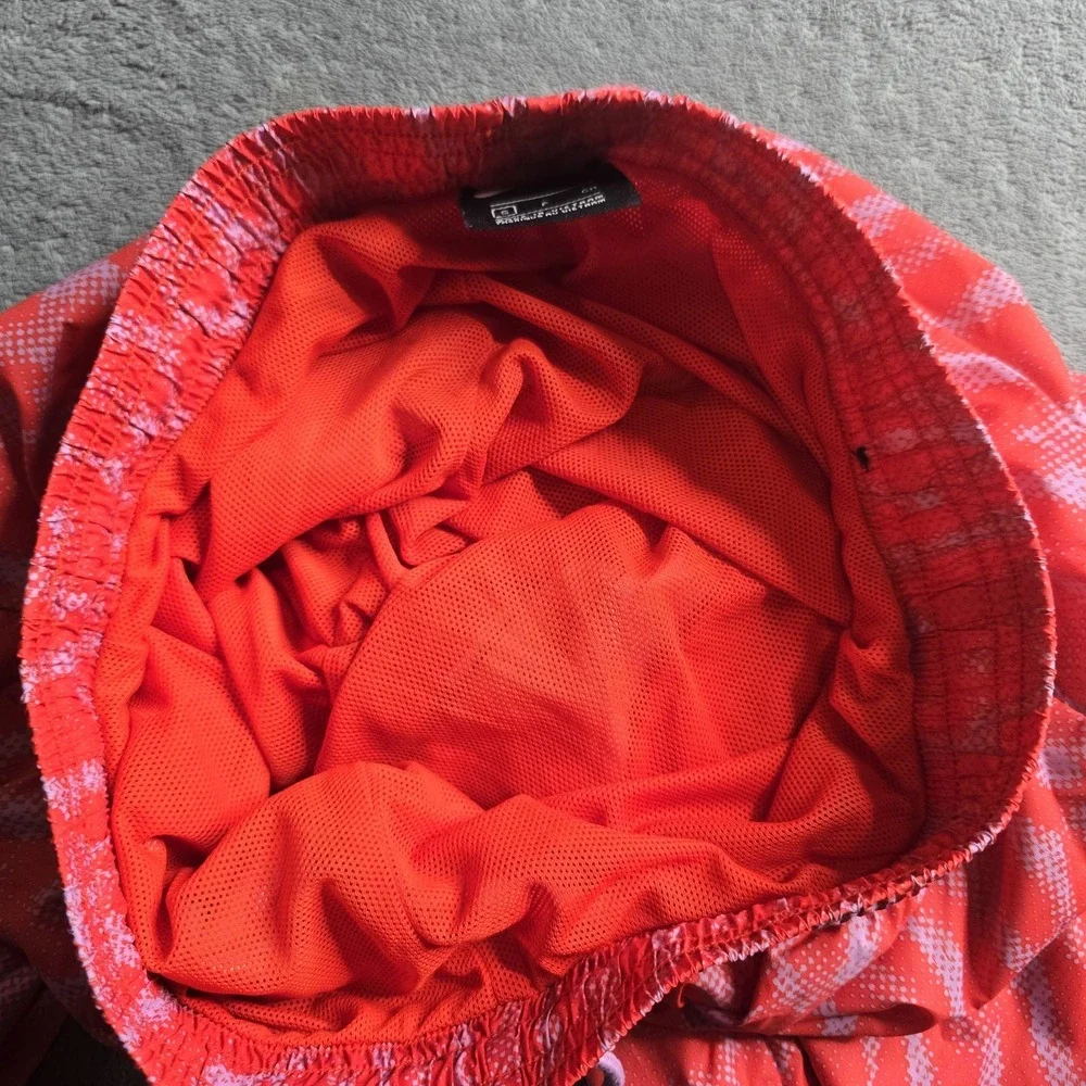 Nike Sportswear Woven Training Jogger Pants Women Small Orange Pink Animal Print